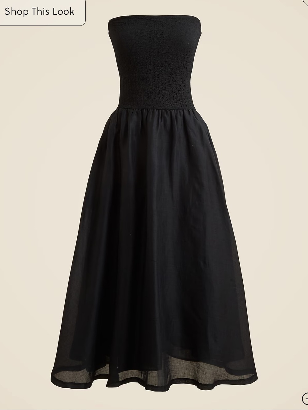 J. Crew Strapless Mixi dress NWT Medium $128 - Picture 5 of 6